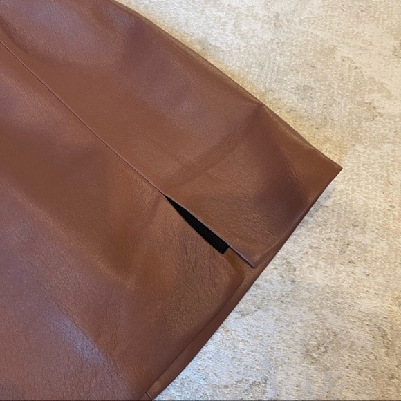 Aritzia Wilfred Patio Skirt Cognac - Picture 7 of 8